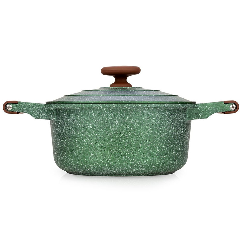 Garnek granitowy z pokrywką OMEGA 24 cm, 4,4 l