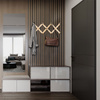 Coat Hooks for Wall Wooden 70 cm