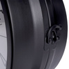 Wall Clock Metal Black Double-Sided 30.5x9.5x28 cm