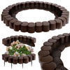 Garden Palisade Brown 4.1 m 32 pcs