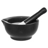 Moździerz do przypraw porcelanowy czarny BLACK PORCELAIN
