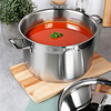 Garnek stalowy z pokrywką ANETT 26 cm, 8,2 l