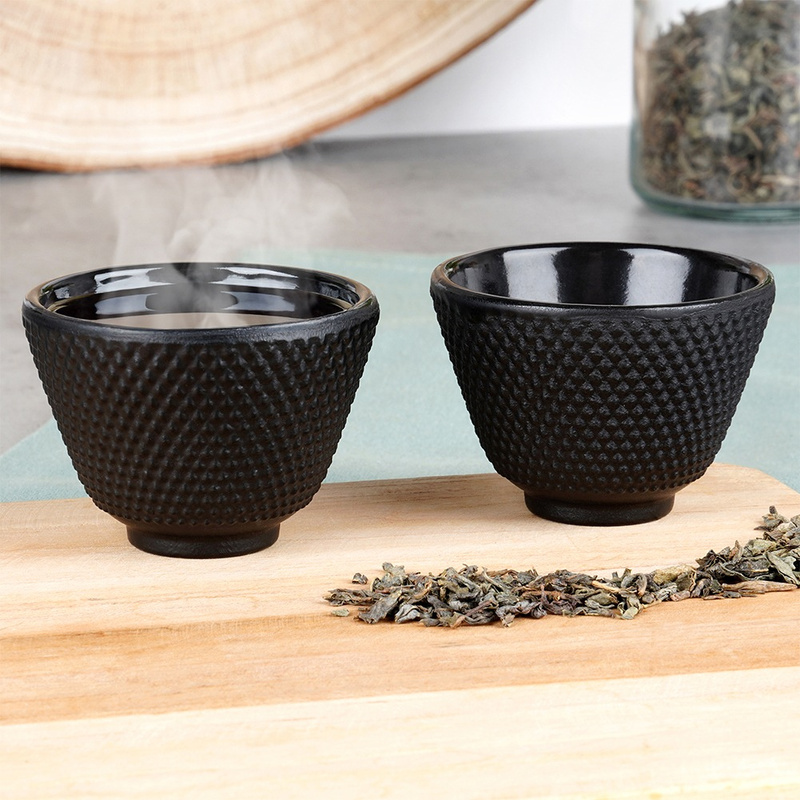 Tea Mugs Cast Iron Enamel CAST LINE 60 ml 4 pcs