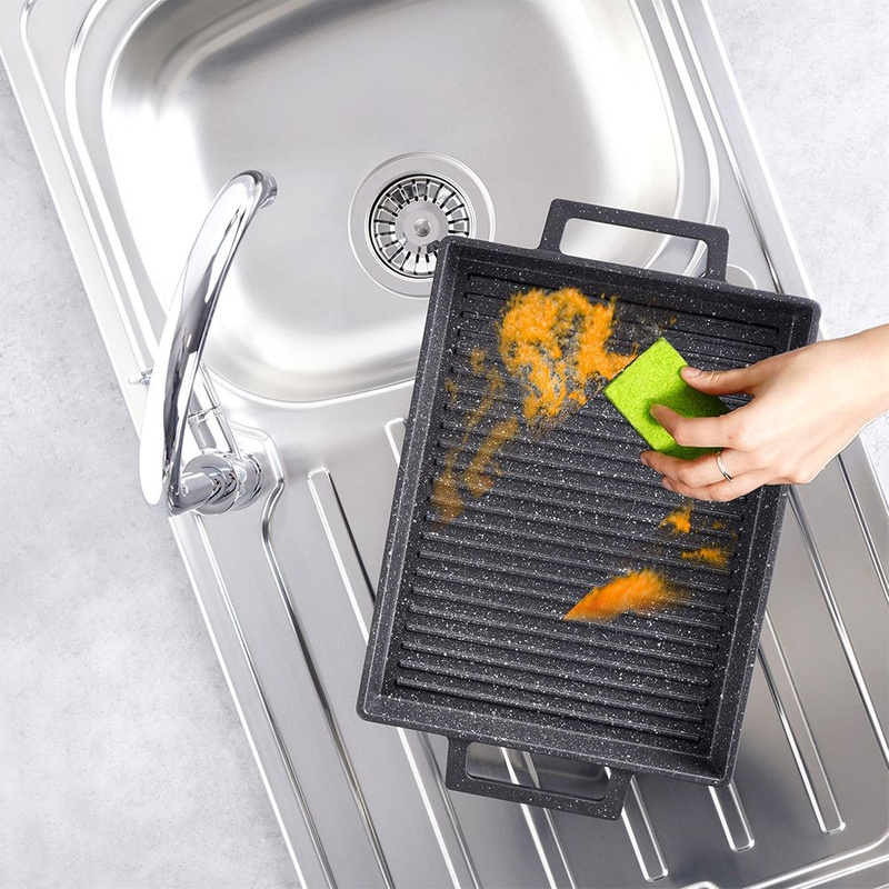 Grill Plate Granite GRANDE 43x26 cm
