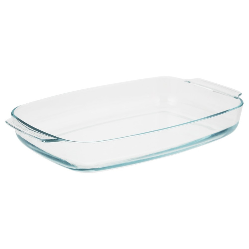 Casserole Dish Glass ARIZONA 38x25.5x6.5 cm, 3.7 l
