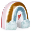 Piggy Bank Ceramic Rainbow