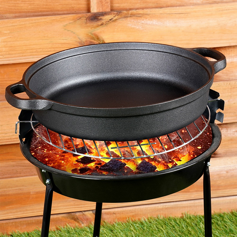 Frying Pan Cast Iron Deep CAST LINE 30 cm