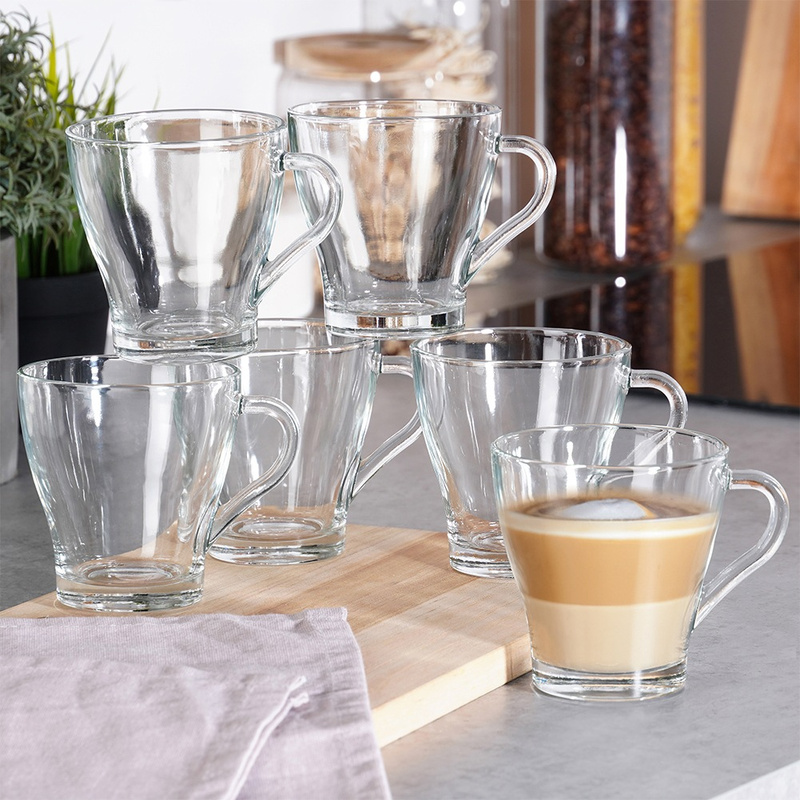 Szklanki do kawy i herbaty z dzbanek z zaparzaczem 250 ml / 1,5 l, 7 el.