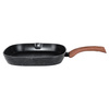 Grill Pan Granite Square BLACK&WOOD 28x28 cm