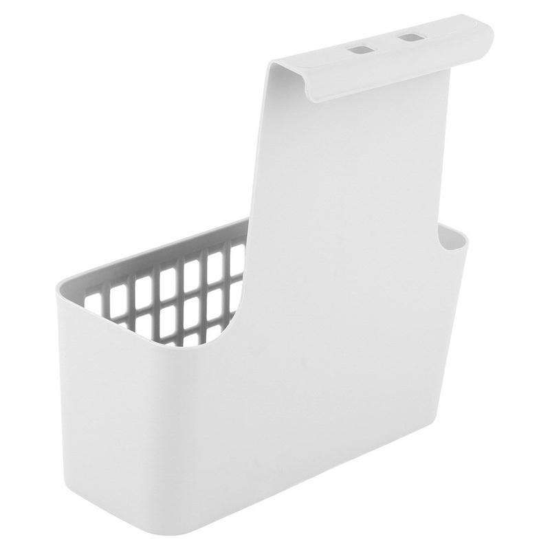 Koszyk na drzwi plastikowy biały 23,5x10x24 cm