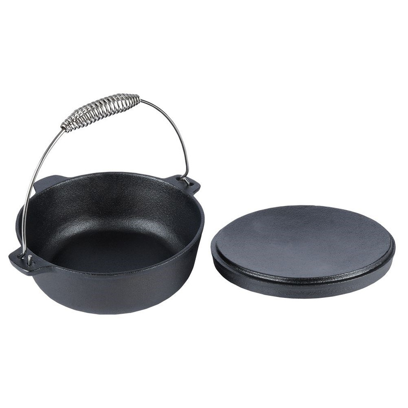 Cauldron Cast Iron with Lid 25 cm, 3.5 l