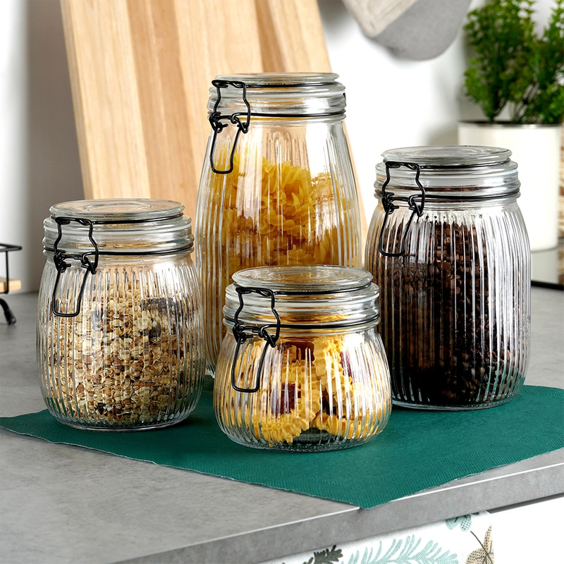 Jar with Clip 1.5 l 3 pcs