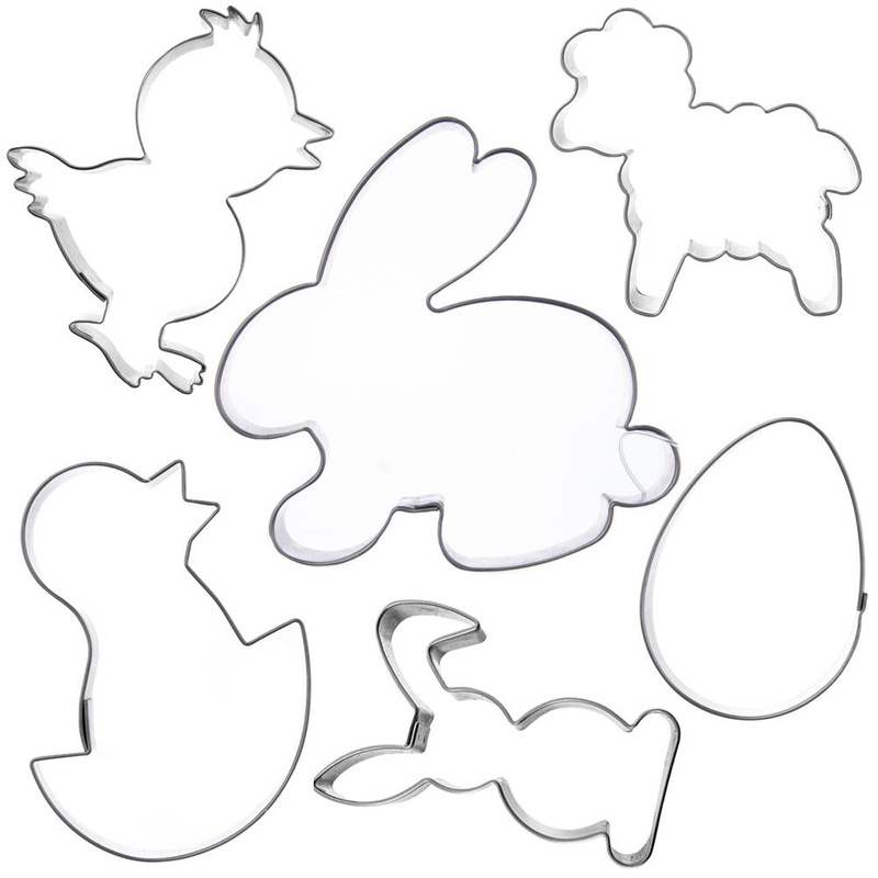 Cookie Cutters Gingerbread Easter 6 pcs
