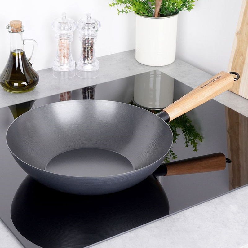 Wok Pan Steel Non-Stick CANTONESE 30 cm