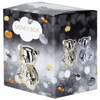 Piggy Bank Ceramic Silver Mirror 14.5x12.5x17 cm