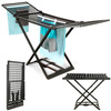 Drying Rack Black Foldable XXL 208 cm