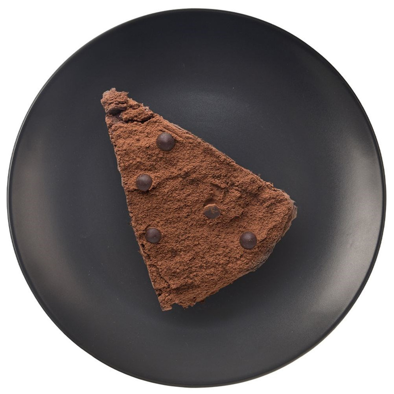Dessert Plate Ceramic Black ALFA 21.5 cm
