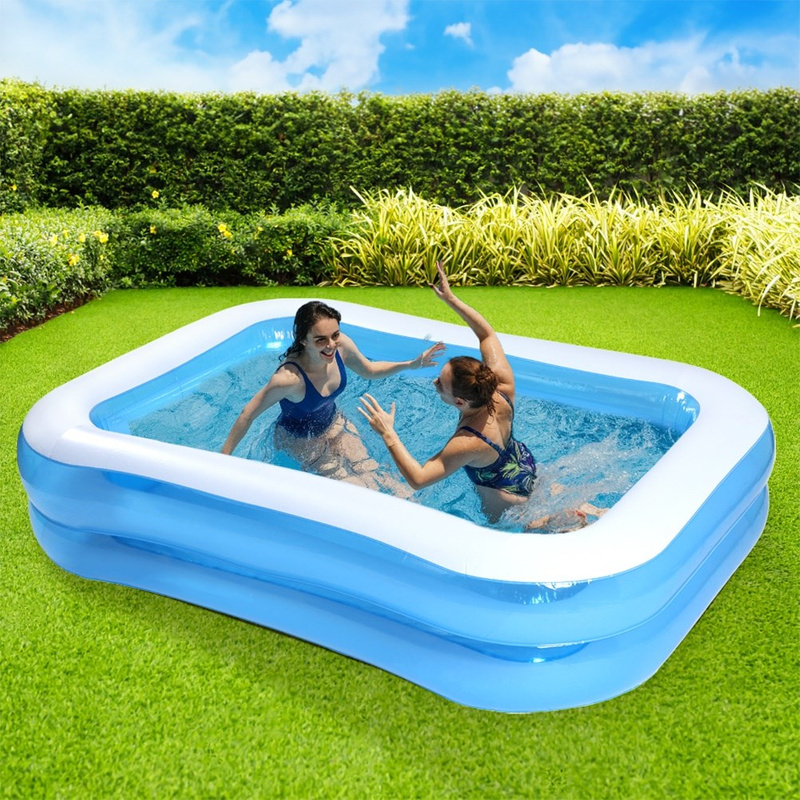 Swimming Pool Garden Inflatable 245x150x43 cm