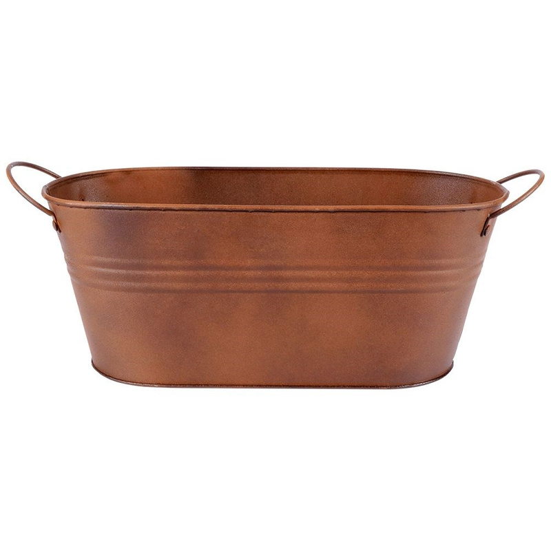 Osłonka na doniczkę metalowa 34 cm