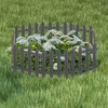Garden Fence Graphite 30x30 cm 10 pcs