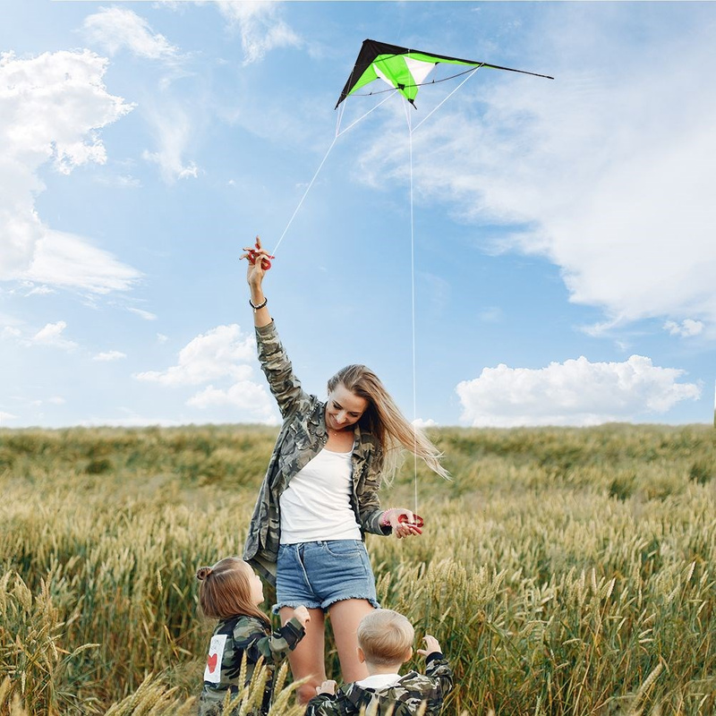 Kite Acrobatic Green 120x50 cm