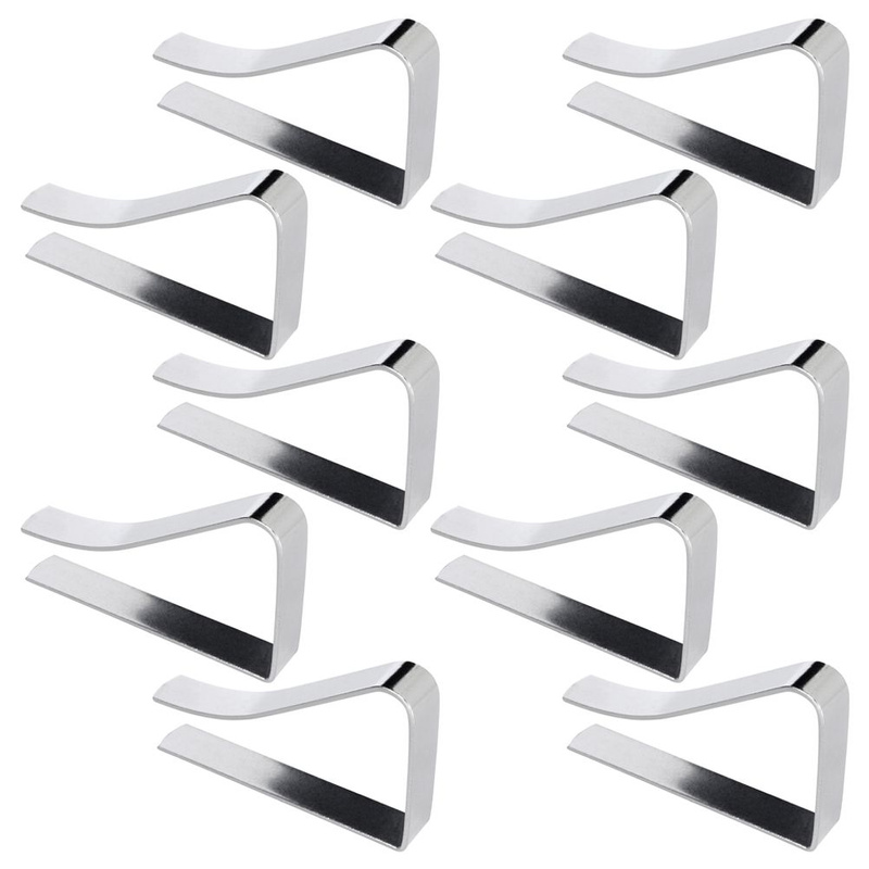 Tablecloth Clips Metal 10 pcs