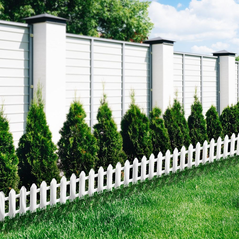 Garden Fence White 20x15 cm 10 pcs