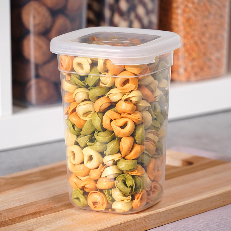 Dry Food Storage Container with Lid 1 l 12 pcs